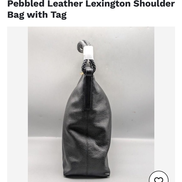 Michael Kors Black Pebbled “Lexington” Large Handbag! NWT!! - Picture 5 of 12